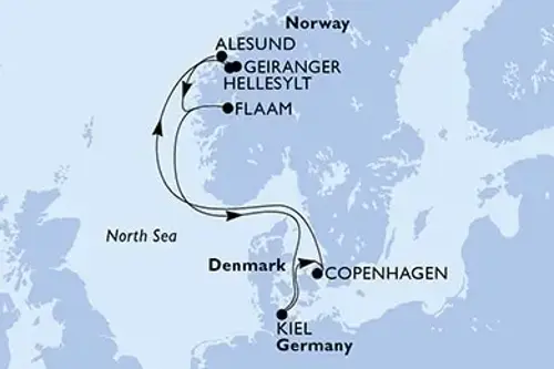 Cruise itinerary