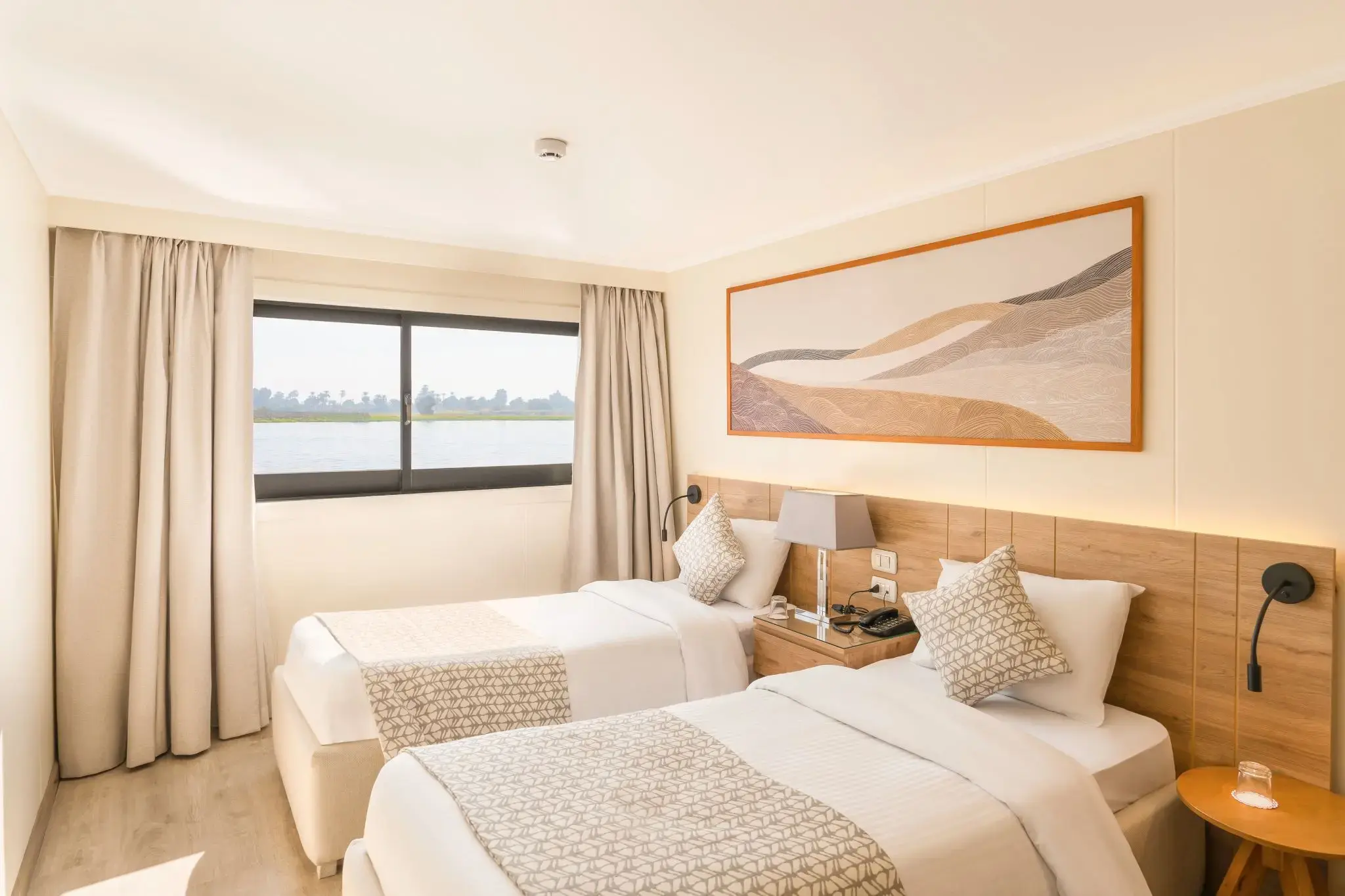 Croisi Europe, RV Star of Luxor, Double Cabin 2 Single beds, ©HossamHorus 3.webp
