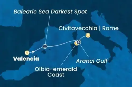 Cruise itinerary