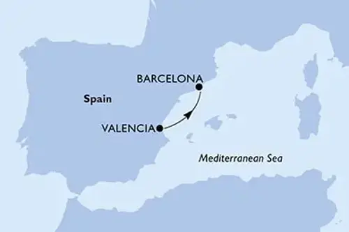 Cruise itinerary