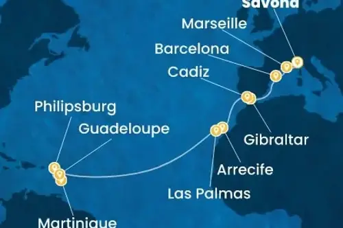 Cruise itinerary