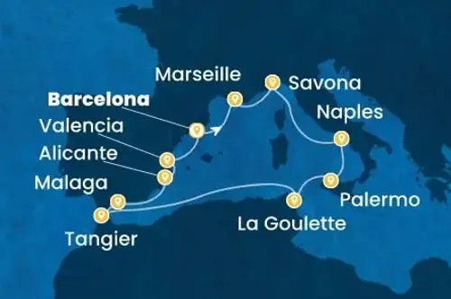 Cruise itinerary