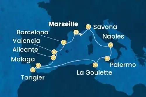 Cruise itinerary