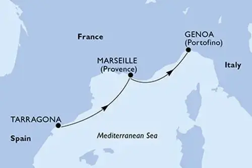 Cruise itinerary