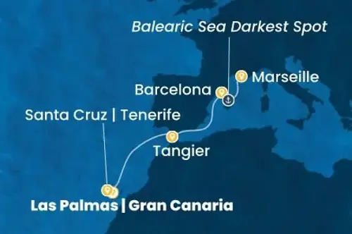 Cruise itinerary