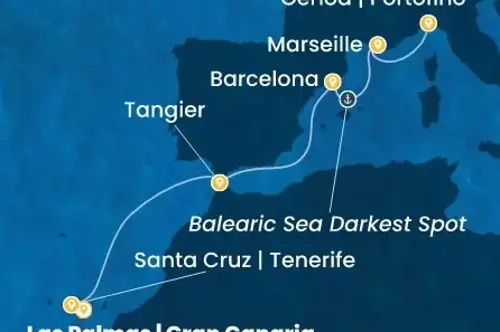 Cruise itinerary