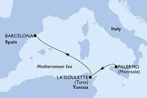 Cruise itinerary
