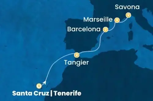 Cruise itinerary