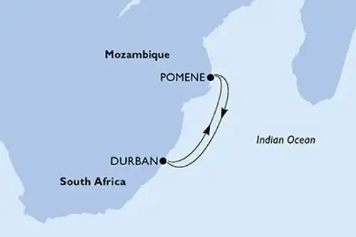 Cruise itinerary