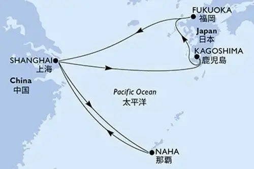 Cruise itinerary