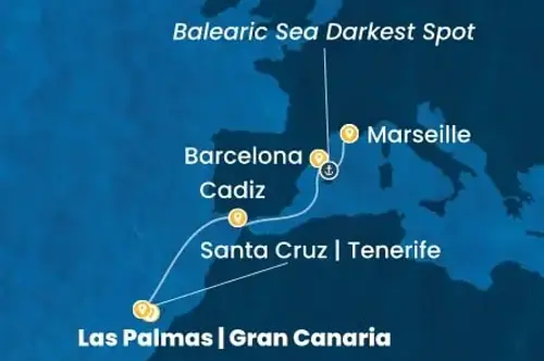 Cruise itinerary