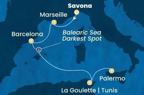Cruise itinerary