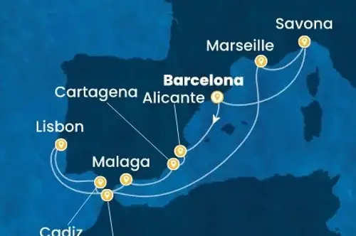 Cruise itinerary