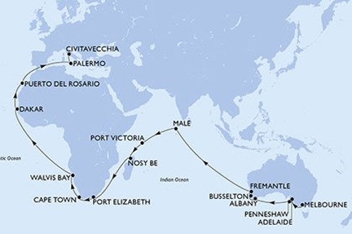 Cruise itinerary