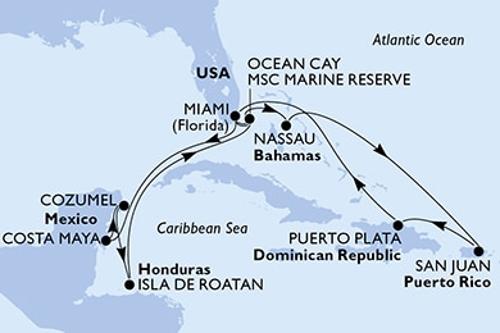 Cruise itinerary