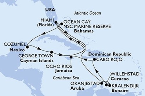 Cruise itinerary