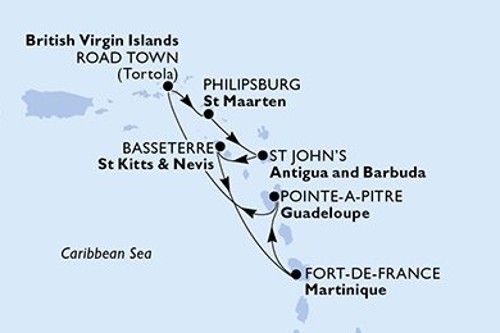 Cruise itinerary