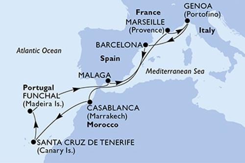 Cruise itinerary