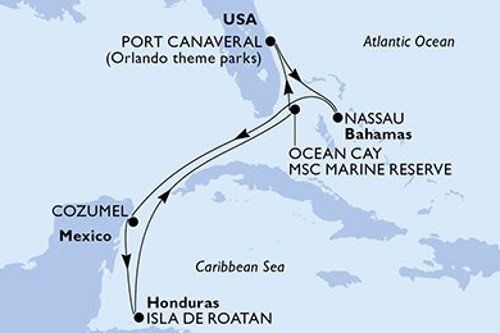 Cruise itinerary