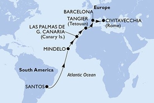 Cruise itinerary