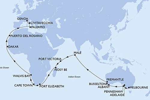 Cruise itinerary