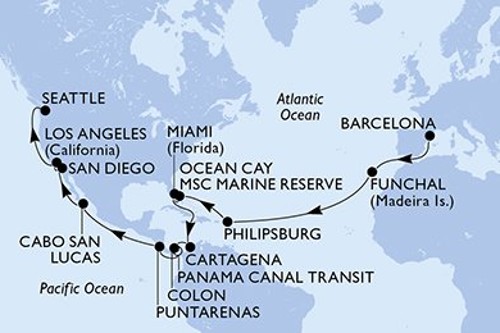 Cruise itinerary