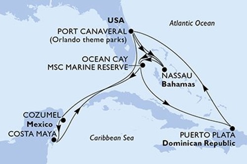 Cruise itinerary